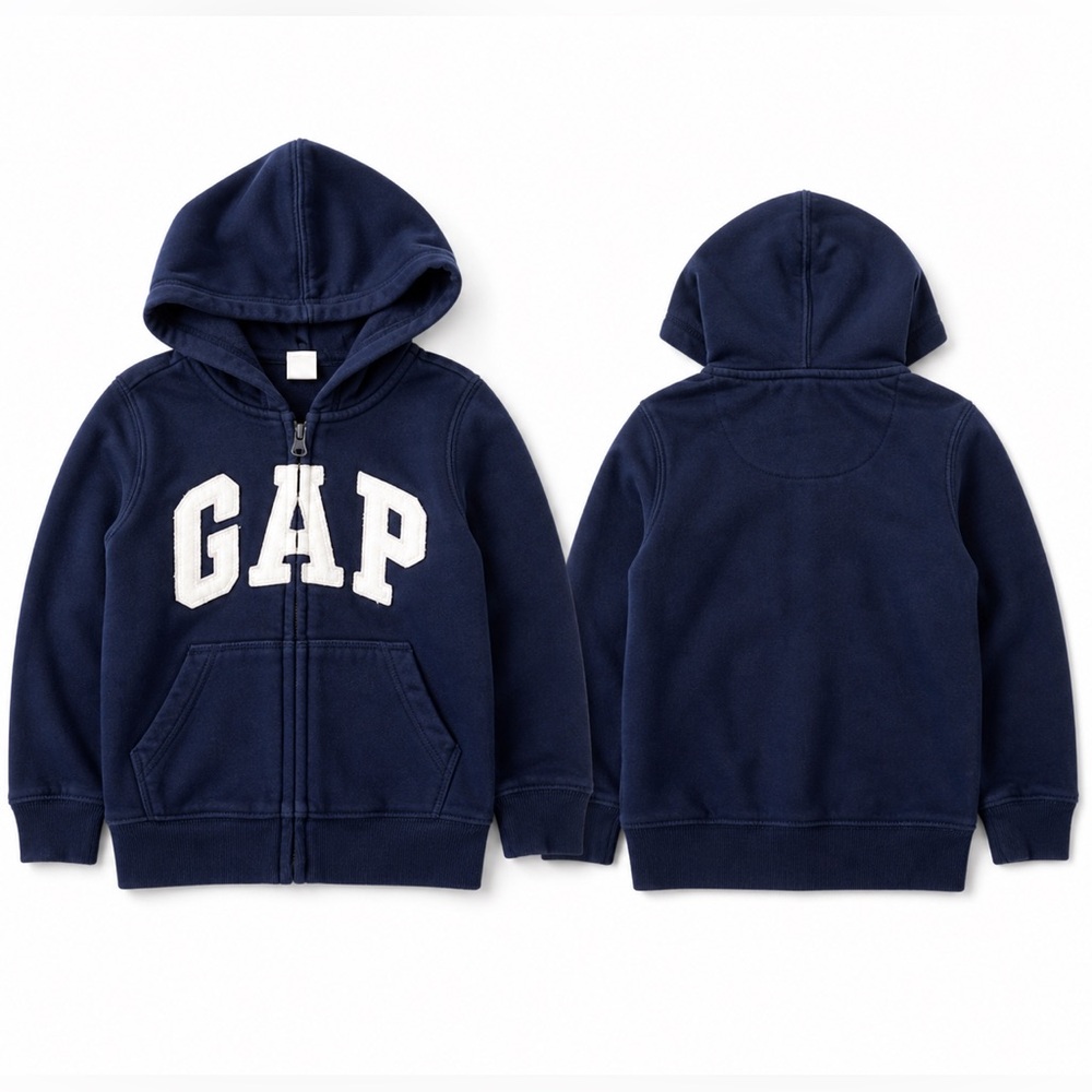 Baby Gap Logo Toddlers Navy Blue Hoodie 3T